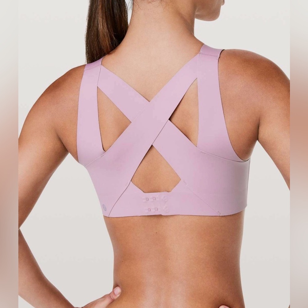 Lululemon Athletica Lavender Cross-Back Sports Bra